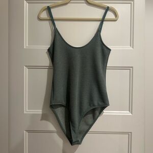 Wishlist Spaghetti Strap Bodysuit - Teal